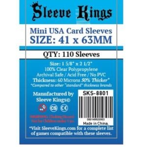 [8801] Sleeve Kings Mini USA Card Sleeves (41x63mm)