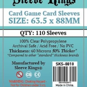 [8810] Sleeve Kings Card Game Card Sleeves (63.5x88mm)