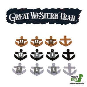Tokens de muelle para Great Western Trail Argentina