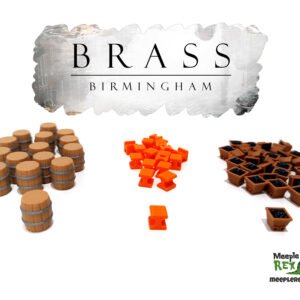 Tokens recursos y barriles para Brass